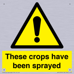 These crops have been sprayed